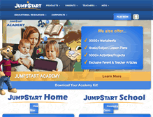 Tablet Screenshot of jumpstart.com